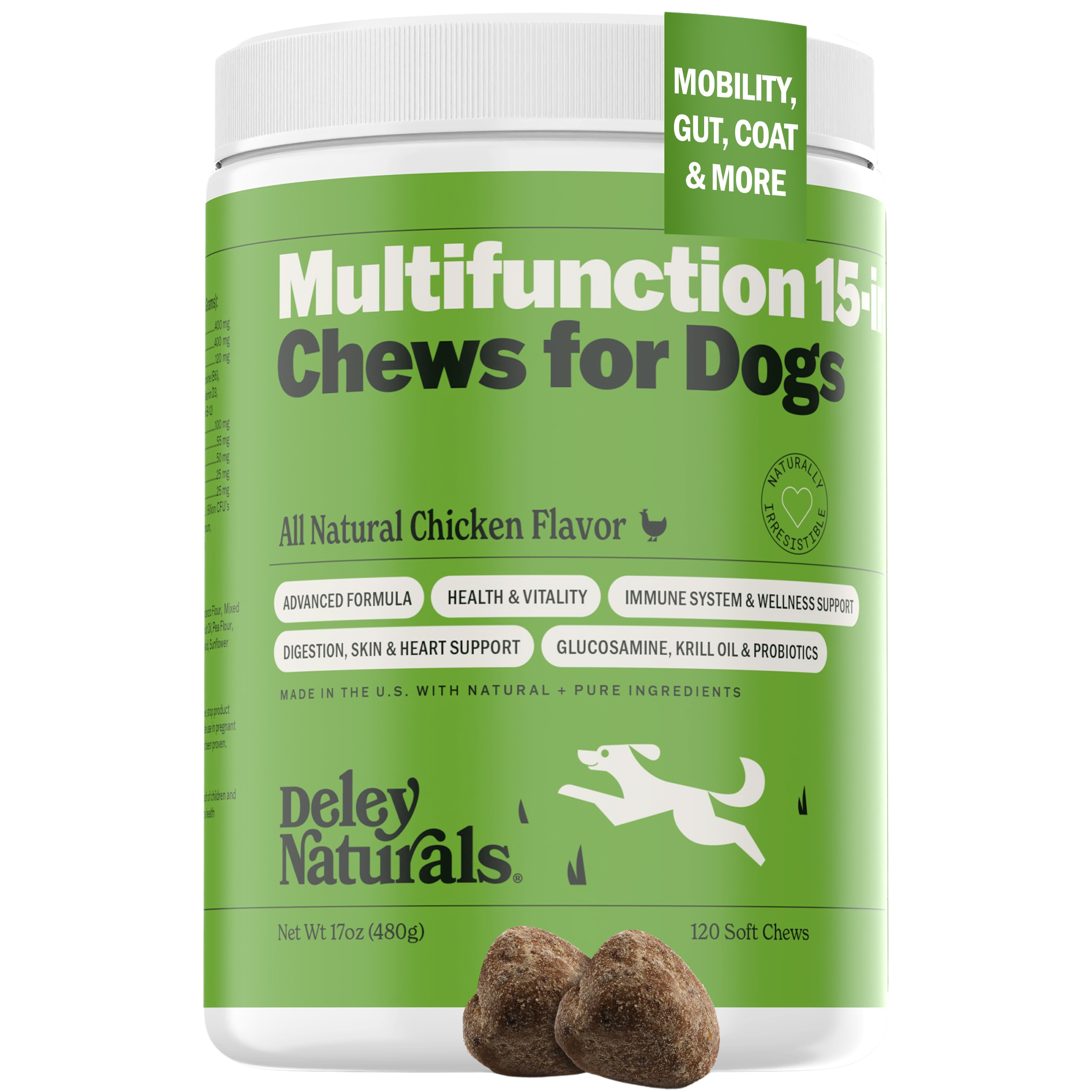 Multifunction 15-in-1 Chews for Dogs