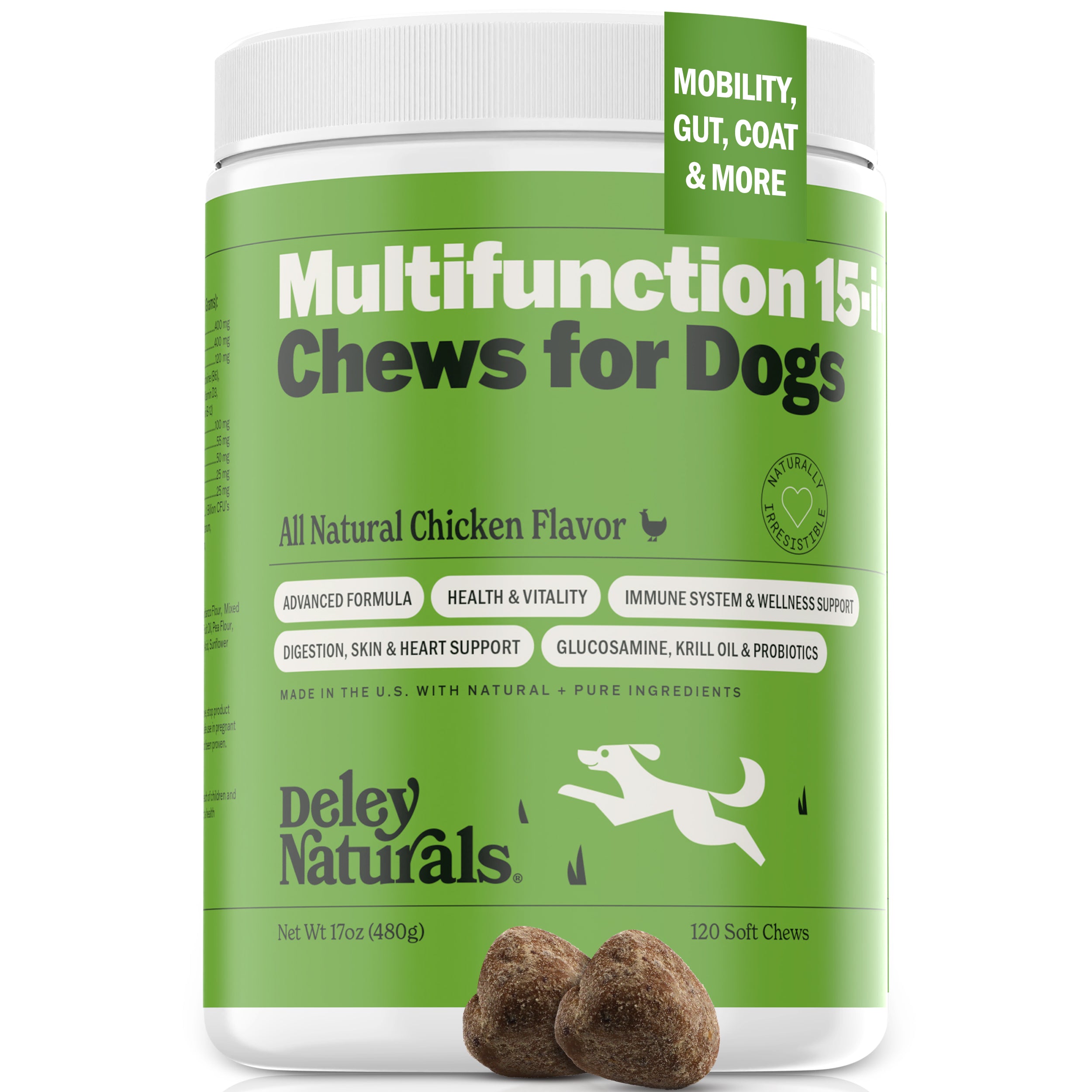 Multifunction 15-in-1 Chews for Dogs