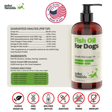 Wild Caught Omega 3 Fish Oil for Dogs – 32 oz Pump