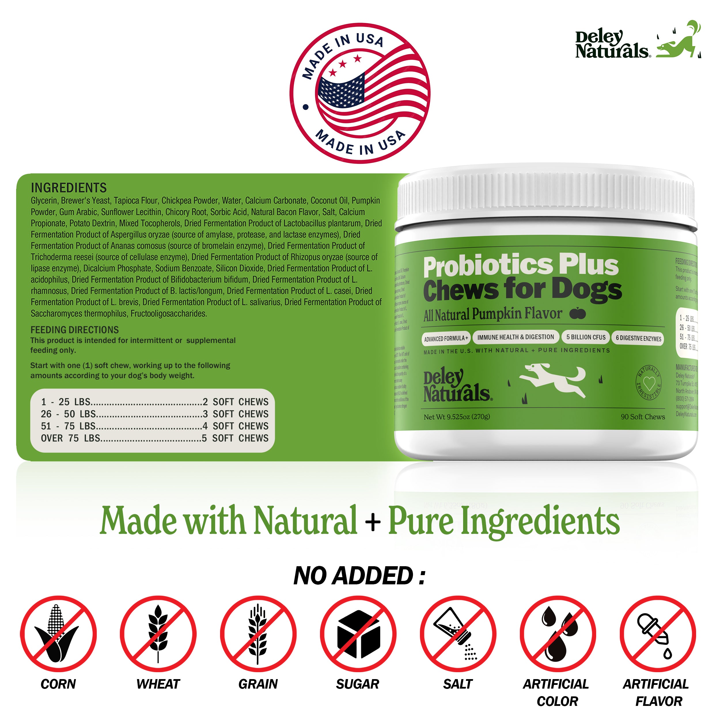 Probiotics Plus Supplement for Dogs