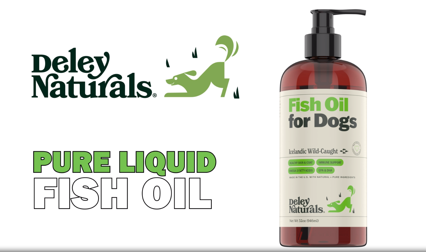 Icelandic Wild Caught Omega 3 Fish Oil for Dogs 16 oz Pump